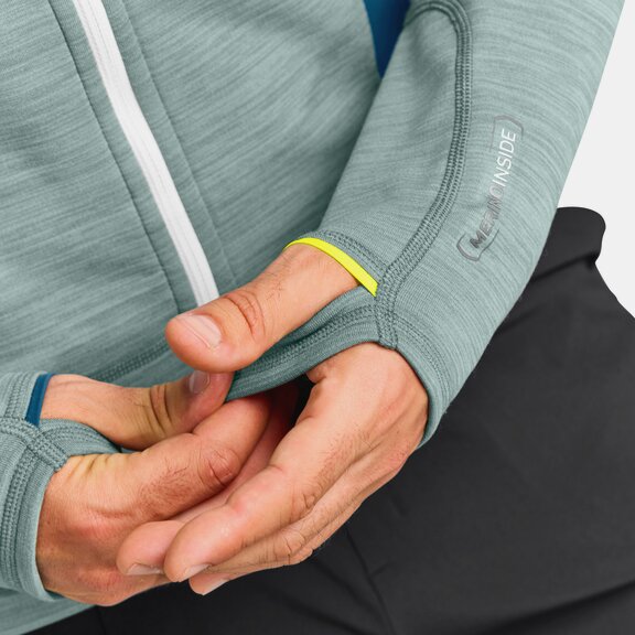 ORTOVOX FLEECE LIGHT HOODY M Hoodies ORTOVOX